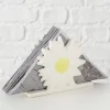 Boltze Tisch- & Küchentextilien<Serviettenhalter "Daisy" in Weiß - (B)15 x (H)11,6 x (T)4,5 cm