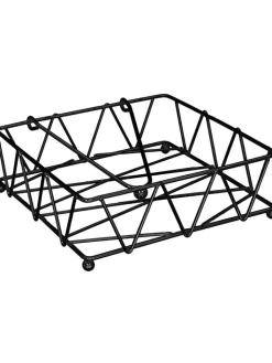 every ware Tisch- & Küchentextilien<Serviettenhalter in Schwarz - (B)18,5 x (H)5,5 x (T)18,5 cm