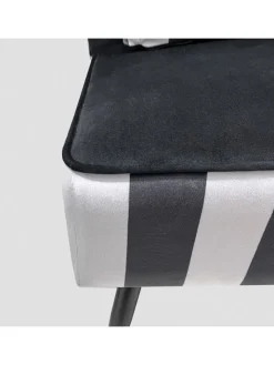 Homla Sitzmöbel<Sessel "Cardnival" in Schwarz/ Weiß - (B)71 x (H)86 x (T)75,5 cm