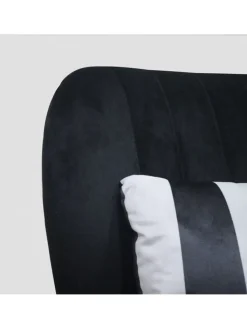 Homla Sitzmöbel<Sessel "Cardnival" in Schwarz/ Weiß - (B)71 x (H)86 x (T)75,5 cm