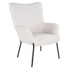 ebuy24 Lammfelle & Co<Sessel Glasgow Weiß 70 x 79 cm