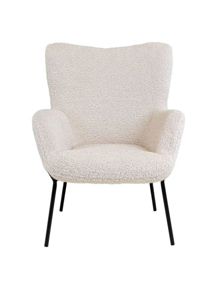 ebuy24 Lammfelle & Co<Sessel Glasgow Weiß 70 x 79 cm