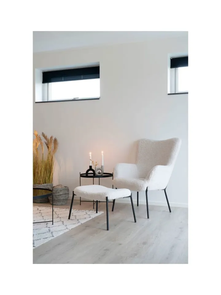 ebuy24 Lammfelle & Co<Sessel Glasgow Weiß 70 x 79 cm