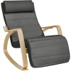 Songmics Sitzmöbel<Sessel in Grau/ Hellbraun - (B)55 x (H)84 cm