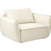 Beliani Sitzmöbel<Sessel KUNES in Beige - (W) 124 x (H) 78 x (L) 94 cm