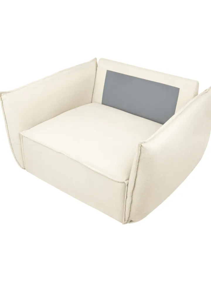 Beliani Sitzmöbel<Sessel KUNES in Beige - (W) 124 x (H) 78 x (L) 94 cm