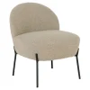 ebuy24 Lammfelle & Co<Sessel Merida Grau 57 x 66 cm