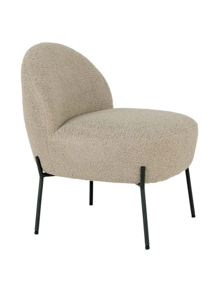 ebuy24 Lammfelle & Co<Sessel Merida Grau 57 x 66 cm