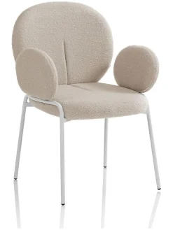 TFT Home Sitzmöbel<Sessel "Pei" in Beige - (B)66 x (H)92 x (T)55 cm