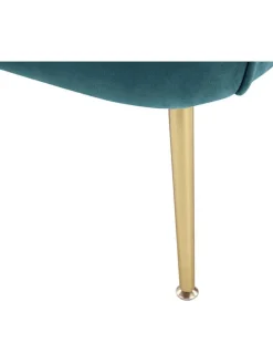 Kayoom Sitzmöbel<Sessel "Poola" in Petrol - (B)67 x (H)78 x (T)76 cm
