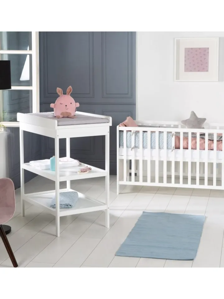 roba Möbel-Sets<Set inkl. Wickelkommode und Beistellbett, mit Lattenrost, 60 x 120 cm
