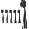 Ailoria Zahn & Mundpflege<SHINE BRIGHT Charcoal Ersatzbürstenköpfe 6er Set in schwarz