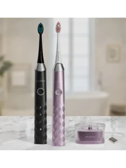 Ailoria Zahn & Mundpflege<SHINE BRIGHT USB-Schallzahnbürste in schwarz
