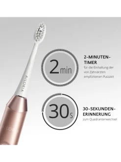 Ailoria Zahn & Mundpflege<SHINE BRIGHT USB-Schallzahnbürste Limited Edition in roségold