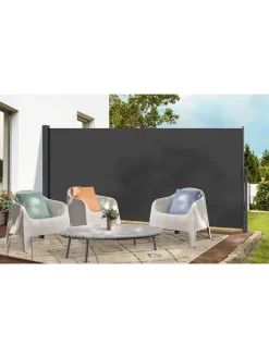 Inkazen Gartenmöbel<Sichtschutz in Anthrazit - (B)400 x (H)180 cm