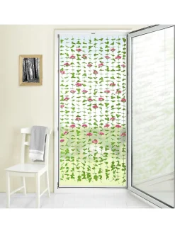 Maximex Weitere Haushaltshelfer<Sichtschutz-Vorhang in Grün/ Rosa - (L)190 x (B)90 cm