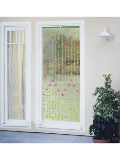 Maximex Weitere Haushaltshelfer<Sichtschutz-Vorhang in Grün/ Rosa - (L)190 x (B)90 cm