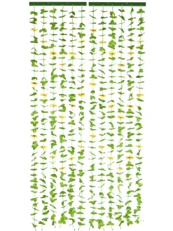 Maximex Weitere Haushaltshelfer<Sichtschutz-Vorhang in Grün/ Gold - (L)190 x (B)90 cm