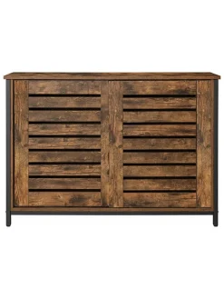 Songmics Regale & Schränke<Sideboard in Braun - (B)100 x (H)70 x (T)35 cm