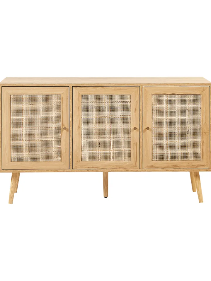Beliani Regale & Schränke<Sideboard PEROTE in Braun/Gold - (W) 120 x (H) 71 x (L) 40 cm