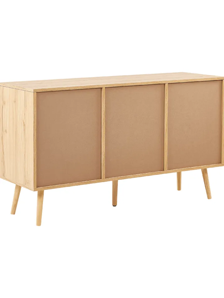Beliani Regale & Schränke<Sideboard PEROTE in Braun/Gold - (W) 120 x (H) 71 x (L) 40 cm