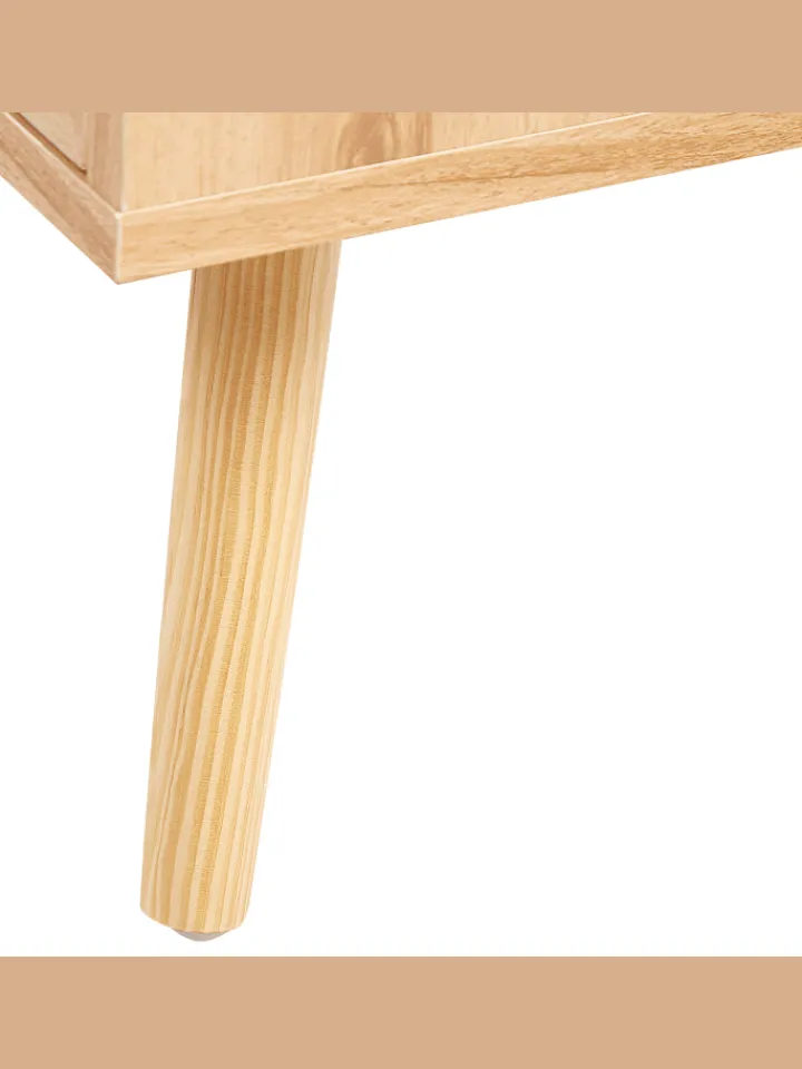 Beliani Regale & Schränke<Sideboard PEROTE in Braun/Gold - (W) 120 x (H) 71 x (L) 40 cm
