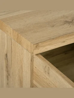 Beliani Regale & Schränke<Sideboard TIMBER in Braun/Grau - (W) 94 x (H) 79 x (L) 42 cm