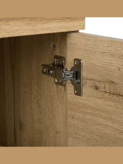 Beliani Regale & Schränke<Sideboard TIMBER in Braun/Grau - (W) 94 x (H) 79 x (L) 42 cm