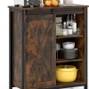 COSTWAY Regale & Schränke<Sideboard 70x30x81cm in Braun