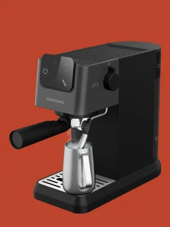 GRUNDIG Küchenelektronik<Siebträgermaschine in Schwarz - (B)14,4 x (H)30,8 x (T)42,3 cm