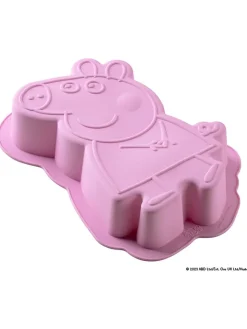 Dr. Oetker Koch- & Backutensilien<Silikon-Backform "Peppa" in Rosa - (L)27 x (B)19,5 cm