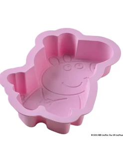 Dr. Oetker Koch- & Backutensilien<Silikon-Backform "Peppa" in Rosa - (L)27 x (B)19,5 cm