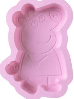 Dr. Oetker Koch- & Backutensilien<Silikon-Backform "Peppa" in Rosa - (L)27 x (B)19,5 cm
