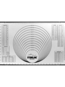 Stoneline Koch- & Backutensilien<Silikon-Backmatte in Grau - (L)40 x (B)60 cm