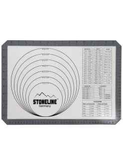 Stoneline Koch- & Backutensilien<Silikon-Backmatte in Grau - (L)29,5 x (B)42 cm