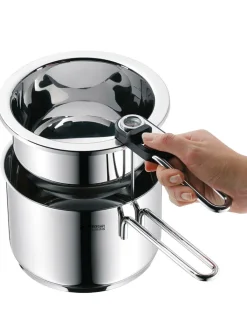 WMF Kochgeschirr<Simmertopf mit Temperaturanzeige in Silber - 1,5 l