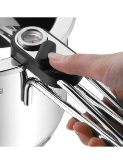WMF Kochgeschirr<Simmertopf mit Temperaturanzeige in Silber - 1,5 l