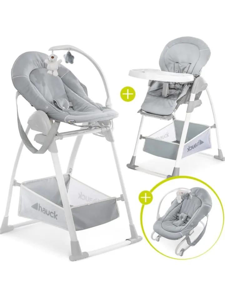 Hauck Babymöbel<Sitn Relax 3in1 - Hochstuhl ab der Geburt, in grau,weiss