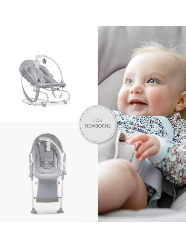 Hauck Babymöbel<Sitn Relax 3in1 - Hochstuhl ab der Geburt, in grau,weiss
