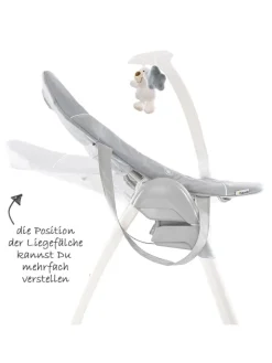 Hauck Babymöbel<Sitn Relax 3in1 - Hochstuhl ab der Geburt, in grau,weiss