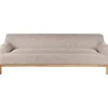 Beliani Sitzmöbel<3-Sitzer Sofa SOSJO in Braun - (W) 219 x (H) 74 x (L) 83 cm
