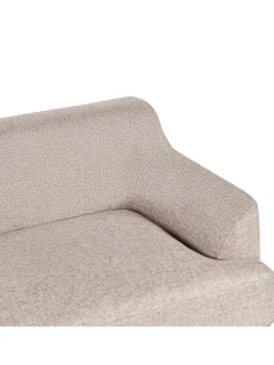 Beliani Sitzmöbel<3-Sitzer Sofa SOSJO in Braun - (W) 219 x (H) 74 x (L) 83 cm