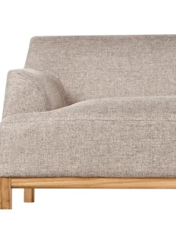 Beliani Sitzmöbel<3-Sitzer Sofa SOSJO in Braun - (W) 219 x (H) 74 x (L) 83 cm