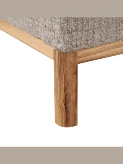 Beliani Sitzmöbel<3-Sitzer Sofa SOSJO in Braun - (W) 219 x (H) 74 x (L) 83 cm
