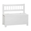 WellHome for Kids Sitzmöbel<Sitztruhe in Weiß - (B)74,5 x (H)64 x (T)34 cm