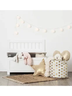 WellHome for Kids Sitzmöbel<Sitztruhe in Weiß - (B)74,5 x (H)64 x (T)34 cm