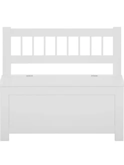WellHome for Kids Sitzmöbel<Sitztruhe in Weiß - (B)74,5 x (H)64 x (T)34 cm