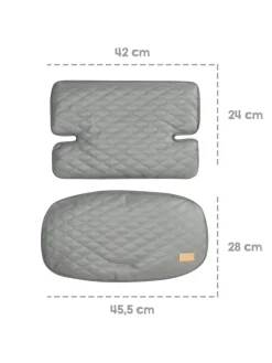 roba Babymöbel<Sitzverkleinerer 'Luxe' - Einlage 'Stone gesteppt' - für 'Sit Up' Hochstühle