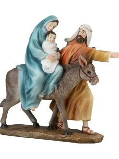 GILDE Dekofiguren & -Objekte<Skulptur "Maria & Josef" in Bunt - (B)21 x (H)20,5 x (T)8,5 cm