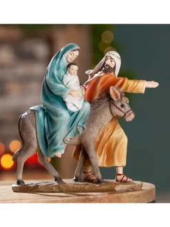 GILDE Dekofiguren & -Objekte<Skulptur "Maria & Josef" in Bunt - (B)21 x (H)20,5 x (T)8,5 cm